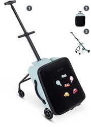 Micro maleta ride-on para niños Eazy Frosty Blue buggy ligero
