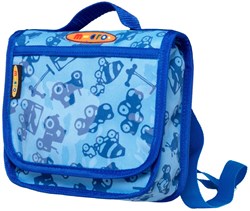 Micro mochila Mini Micro azul estampado - mochila infantil para patinete
