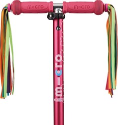Micro cintas de manillar neón para patinete infantil - accesorio colorido