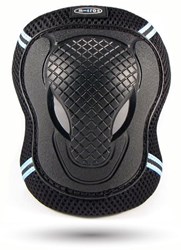 Micro rodilleras y coderas - talla L - negro - protección extra