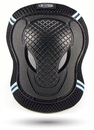 Micro rodilleras y coderas - talla L - negro - protección extra