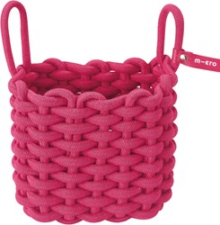Micro cesta para patinete ECO rosa - Accesorio Micro para patinete