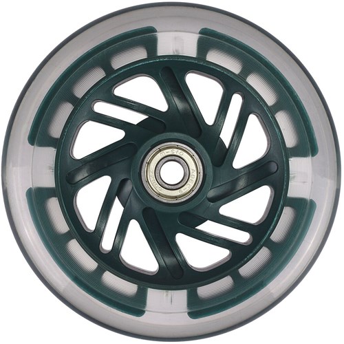 Micro rueda LED ECO 120mm - rueda para patinete con luces y rodamientos ABEC-9