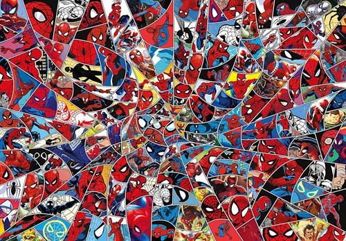 Clementoni puzzle Spider-Man 1000 piezas - Impossible Marvel rompecabezas