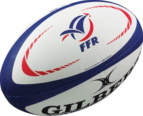 Gilbert balón de rugby réplica Francia talla 5 - balón de entrenamiento oficial