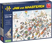 Jumbo puzzle Jan van Haasteren ¡Desde Abajo! 1000 piezas dibujo animado-2