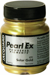 Jacquard pigmento juguete Pearl Ex 14 g Oro Solar creativo