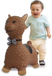 Jamara animal saltarín llama marrón con bomba - juguete skippy