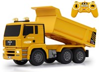 Jamara camión volquete MAN 1:20 vehículo de construcción teledirigido amarillo