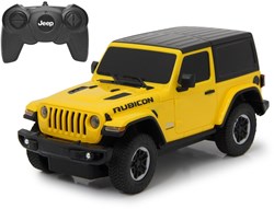 Jamara Jeep Wrangler JL todoterreno 1:24 amarillo - coche RC juguete
