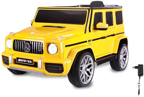Jamara Mercedes-AMG G 63 coche eléctrico infantil amarillo 12V con música-2