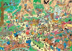 Jumbo puzzle Jan van Haasteren alegres revoloteadores 1000 piezas animales