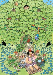 Jumbo puzzle Jan van Haasteren diversión picnic 500 piezas dibujo animado