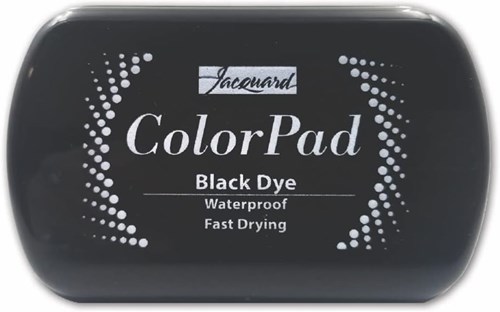 Jacquard tampón de tinta Black Dye premium para manualidades y hobbies
