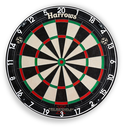 Harrows diana profesional Pro Matchplay 2 - sisal - alambre ultrafino