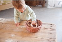 Grapat aros de juego de madera natural - 3 piezas - juguete educativo-2