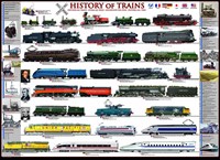 Eurographics puzzle historia del tren - rompecabezas de 1000 piezas