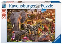 Ravensburger puzzle mundo animal africano - Rompecabezas - 3000 piezas animales-2