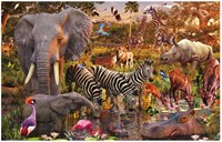Ravensburger puzzle mundo animal africano - Rompecabezas - 3000 piezas animales