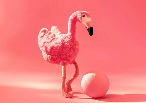 Steiff peluche flamenco Jill, rosa - 30 cm juguete de peluche para niños-3