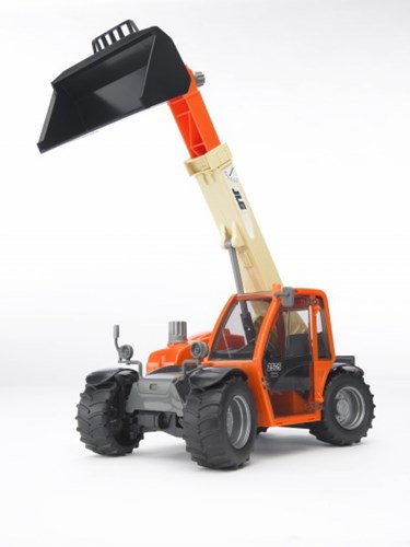 Bruder cargadora telescópica JLG 2505 - vehículo de construcción de juguete naranja-2