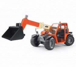 Bruder cargadora telescópica JLG 2505 - vehículo de construcción de juguete naranja