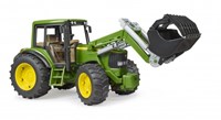 Bruder tractor juguete John Deere con cargador frontal - escala 1:16-2