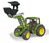Bruder tractor juguete John Deere con cargador frontal - escala 1:16-3