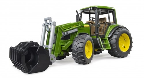Bruder tractor juguete John Deere con cargador frontal - escala 1:16