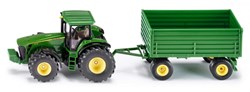 Siku tractor juguete John Deere con remolque basculante - vehículo agrícola