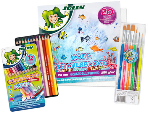 Jolly set de dibujo acuarela juguete creativo para niños y adultos