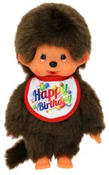 Monchhichi Jongen Happy Birthday (20cm)