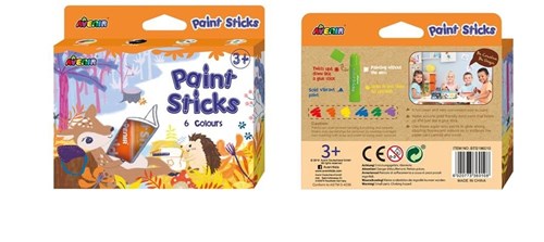 Avenir rotuladores de pintura - 6 colores en caja, juguete creativo 3+-2
