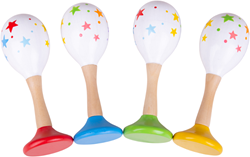 BigJigs maracas de madera instrumento musical para niños