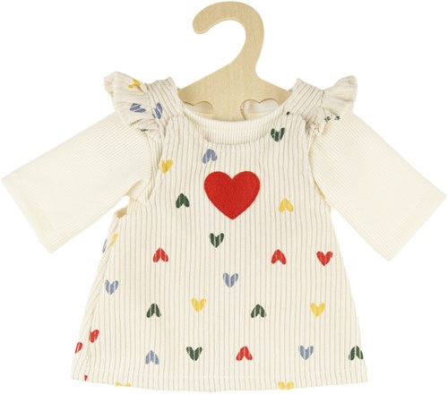 Heless vestido para muñecas Confetti Corazón con camiseta - ropa muñeca 28-35cm