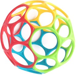 Oball pelota de juguete clásica multicolor - 10 cm flexible y ligera