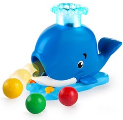 Bright Starts juguete ballena Silly Spout Whale Popper con pelotas