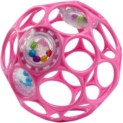 Oball Sonajero Pelota 10 cm - Juguete para Bebé Rosa