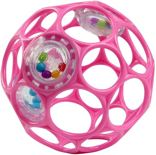 Oball Sonajero Pelota 10 cm - Juguete para Bebé Rosa