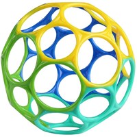 Oball pelota juguete clásica azul verde amarilla - 10 cm fácil agarre