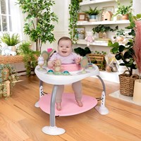 Ingenuity baby activity jumper 3-en-1 rosa diversión-2