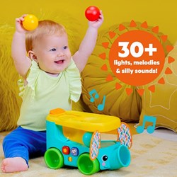 Bright Starts autobús safari juguete - juego interactivo de pelotas para bebés