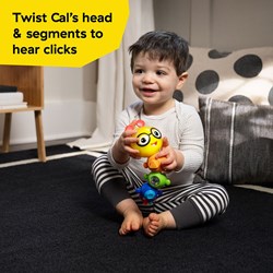 Baby Einstein juguete sensorial Twist-a-Pal Cal - música & luz