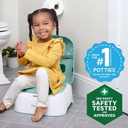 Ingenuity orinal 3-en-1 sistema - entrenamiento para ir al baño blanco