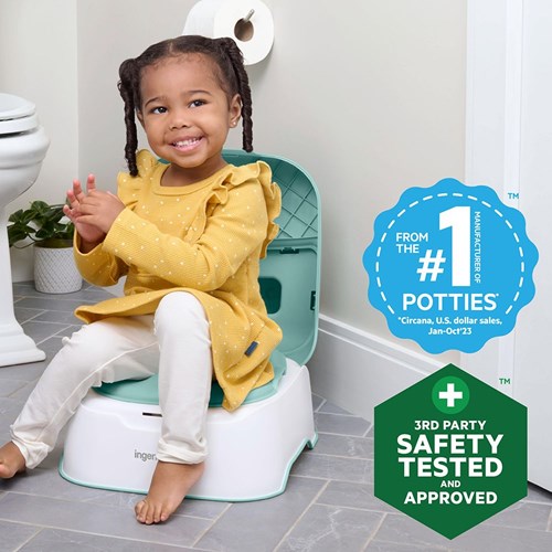 Ingenuity orinal 3-en-1 sistema - entrenamiento para ir al baño blanco