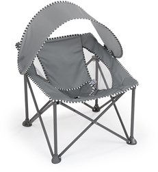 Bright Starts asiento de viaje para bebé Pop N Chill gris - asiento cómodo