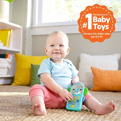 Bright Starts teléfono bebé Elephone - juguete interactivo desde 6 meses-3