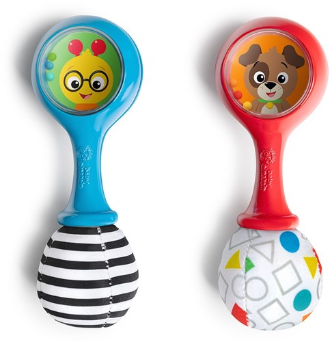 Baby Einstein maracas juguete musical - sonajeros coloridos para bebés-2