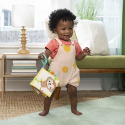 Bright Starts libro para bebés safari - juguete suave para llevar