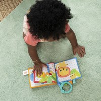 Bright Starts libro para bebés safari - juguete suave para llevar-3
